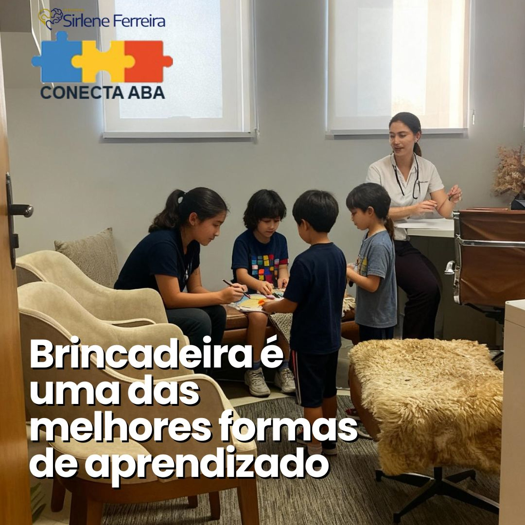 Brincadeira, melhor forma de aprendizado-para crianças do espectro autista