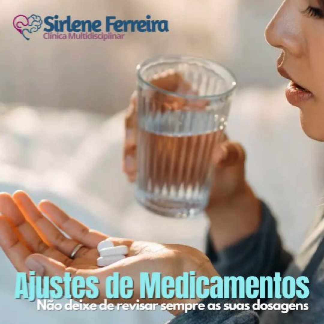 Ajuste de medicamentos-Não deixe de fazer os seus