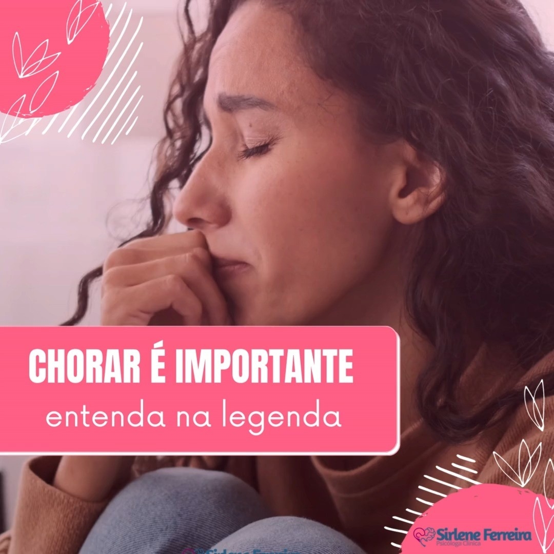 Chorar é importante-entenda mais