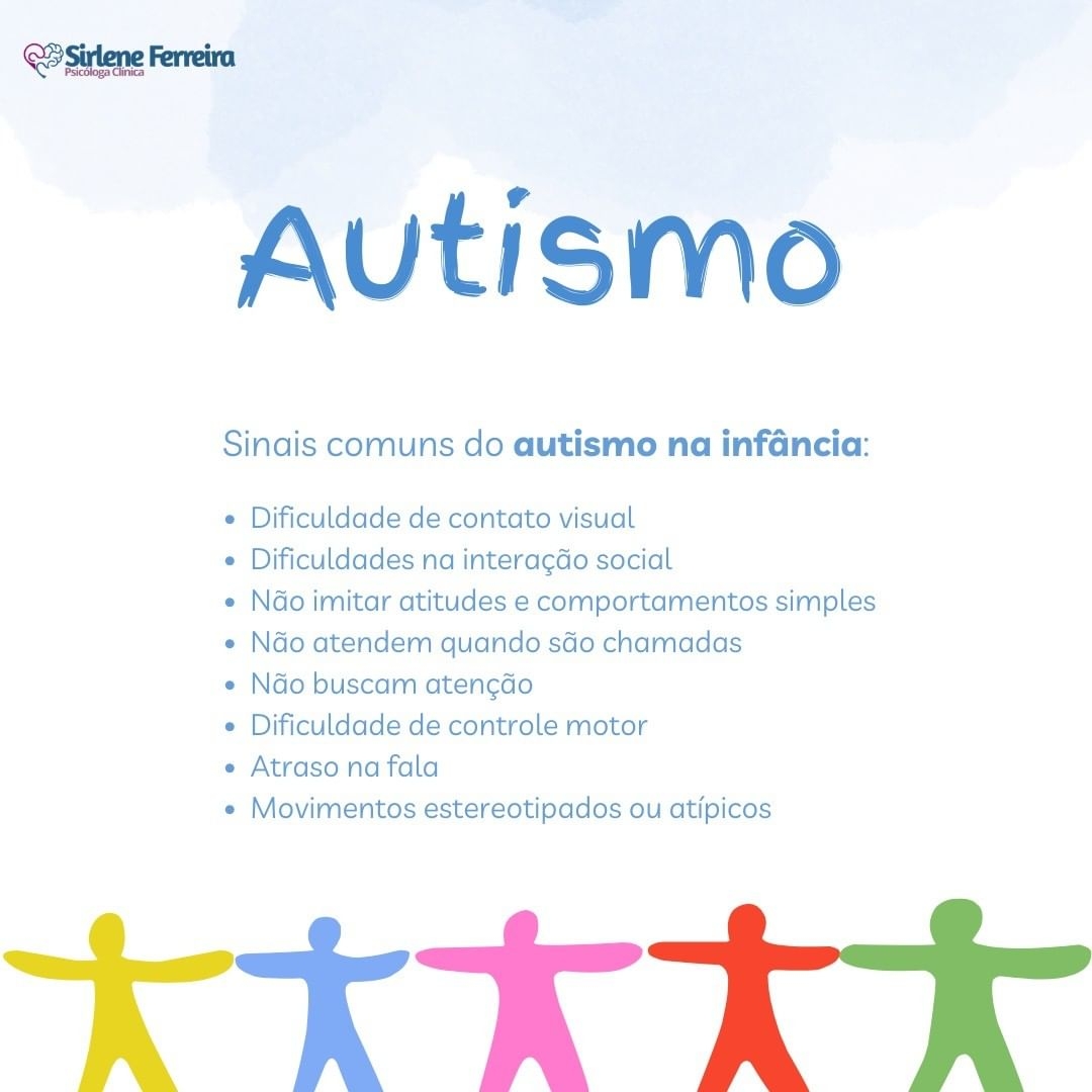 Sinais do autismo na Infância-Preste atenção
